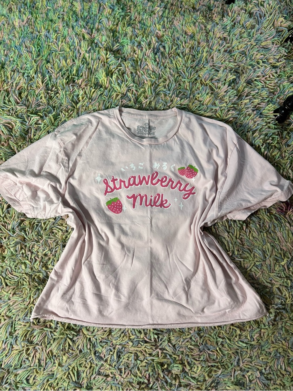 Strawberry Milk Pink Graphic Tee
